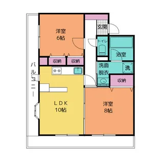 ヌーベルバーグ M’s【3階】の間取り