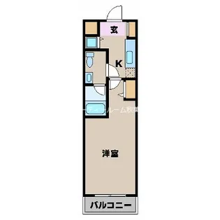 カスタリア蔵前【10階】の間取り