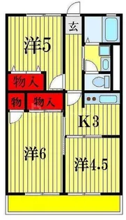 シティハイム アローシックス【1階】の間取り