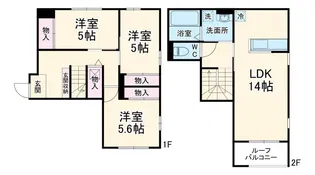 BLOOM COURTの間取り