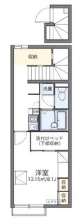 レオパレス日向坂【2階】の間取り
