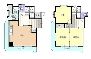 クローネ郡山の間取り