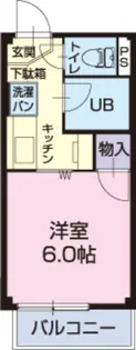 サープラスワンアネックス光【1階】の間取り