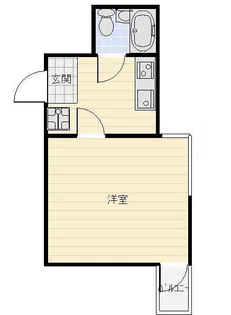 マンション元目【5階】の間取り