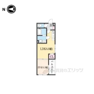 ガーデンイオリ【2階】の間取り