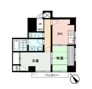 シャトルビル【4階】の間取り