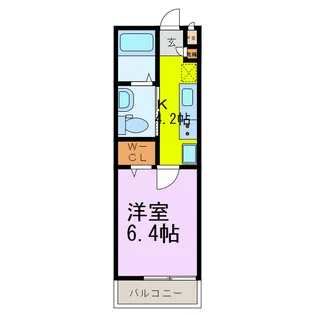 フォレール【2階】の間取り
