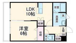 オーガスタL【2階】の間取り