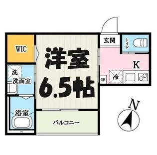 キャメル北越谷6【2階】の間取り