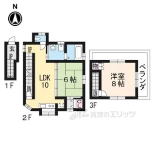 ビーナス辨天【3階】の間取り