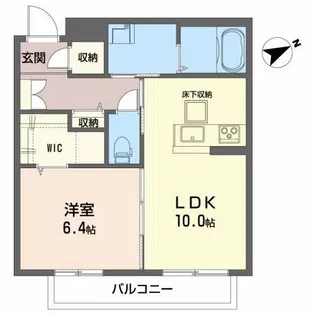 シャーメゾン グランチェスタ【1階】の間取り