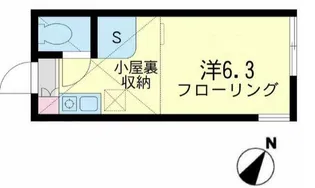 ユナイトステージ鹿島田ジュリエット【1階】の間取り
