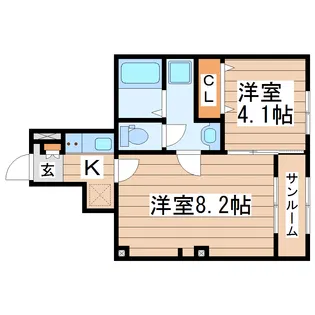 kujira-so【1階】の間取り
