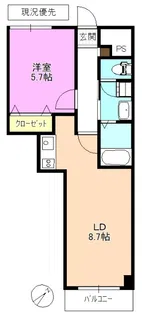 クリアウォータ【2階】の間取り