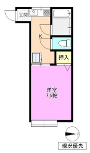 ホワイトハウス【1階】の間取り