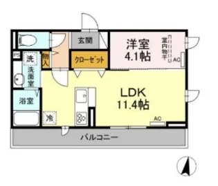 Frischer MorgenIII【1階】の間取り