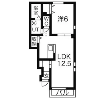 グレーシア D【1階】の間取り