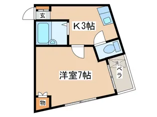 グリ-ンパ-クイダ2【2階】の間取り