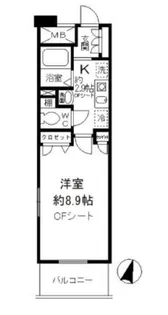 東京都清瀬市上清戸1【マンション】の間取り