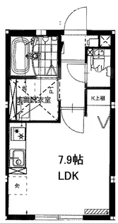 アズール三浦海岸【1階】の間取り
