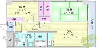 ロイヤルヒルズ柳生1【5階】の間取り