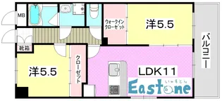 F・アネックスII【5階】の間取り