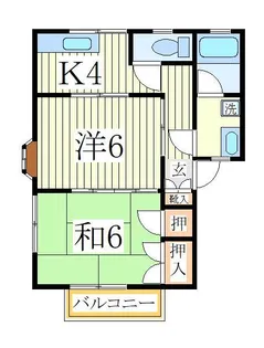 2Kの間取り画像