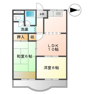 サンシャイン香久山【3階】の間取り