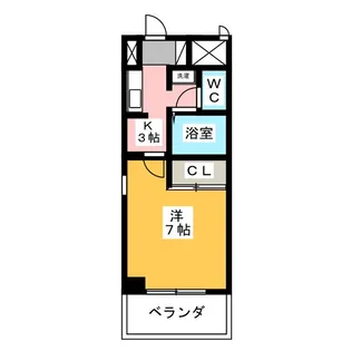アメニティ鶴里【3階】の間取り