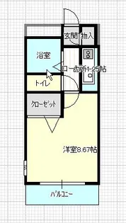 フォーレスト96【2階】の間取り