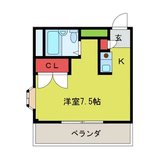 サイセリアコーポ【2階】の間取り
