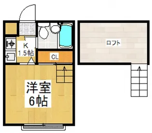 清瀬ブルーハイム【2階】の間取り