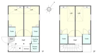 キューブ【2階】の間取り