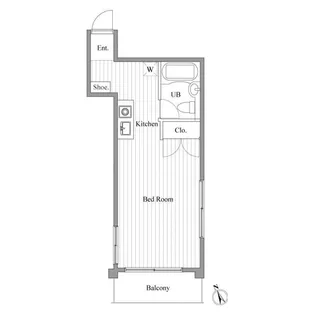 クレスト相模大野【1階】の間取り