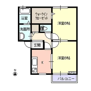 モナリエN【1階】の間取り