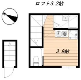 コンフォートテラス吉祥寺南【2階】の間取り