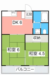 アーバンフジミ【2階】の間取り