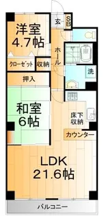 ライオンズマンション船橋第3【1階】の間取り