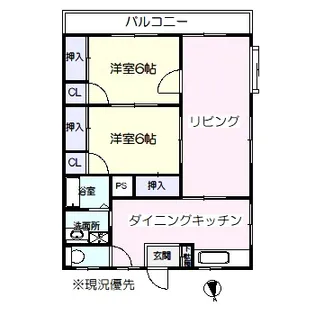 TAILOR4番館【2階】の間取り