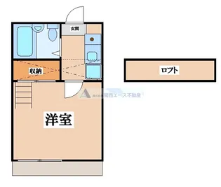瓢箪山第6マンション【1階】の間取り