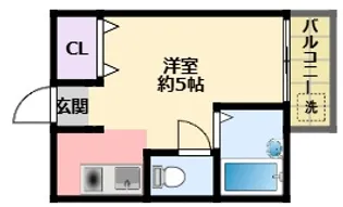 兵庫県西宮市鳴尾町3【マンション】の間取り
