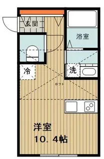 壱番館【2階】の間取り