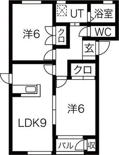グレイスフルIII【1階】の間取り