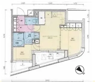 恵比寿フラワーホームマンション【5階】の間取り