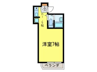 パルティ-レ武蔵中原【1階】の間取り