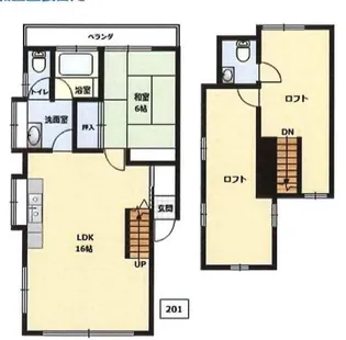 カミーチェ緑台【2階】の間取り