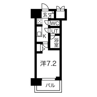 大阪府大阪市浪速区戎本町1【マンション】の間取り