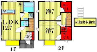 メゾンヌーヴ柏の葉の間取り