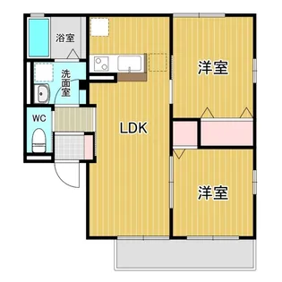 クレールソフィア【2階】の間取り