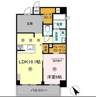 みらいビル【5階】の間取り